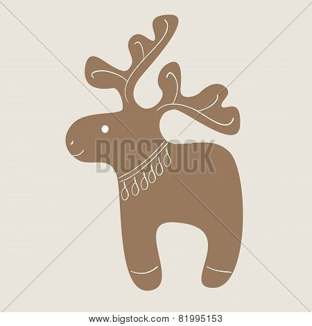 Christmas Reindeer Cookie