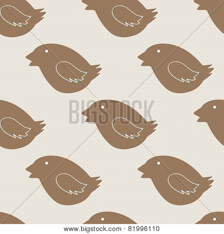 Christmas Bird Cookie Pattern