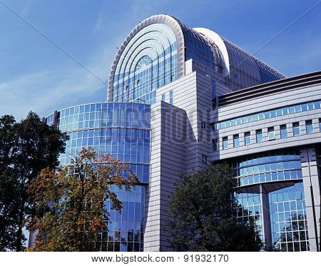 EU Parliament building, Brussels.