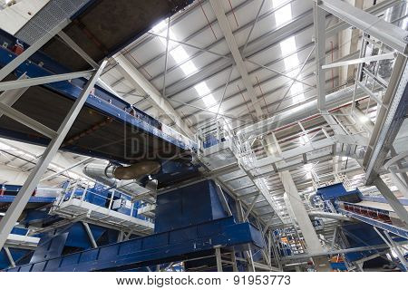 Waste Plant Inside Process Storage Methane Oil Organic