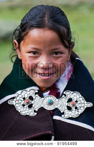 Girl from Dolpo, Nepal