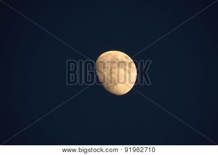 yellow full moon