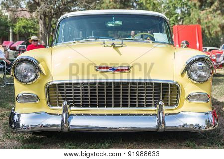 Chevrolet Bel Air Wagon Car On Display