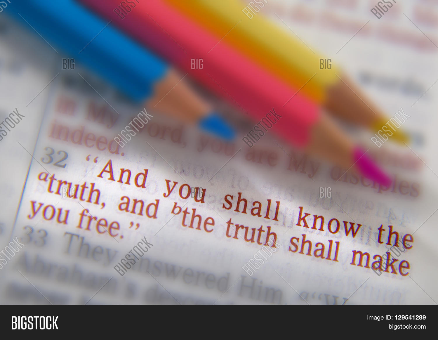 Bible Text Crayons Image & Photo (Free Trial) Bigstock