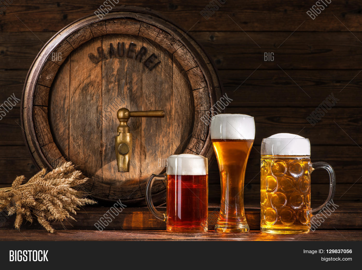 Beer Barrel Beer Image & Photo (Free Trial) Bigstock
