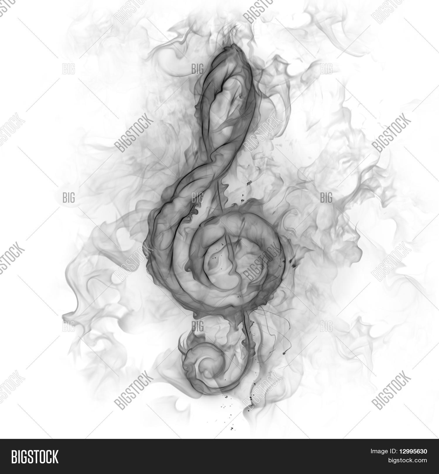 Treble Clef Smoke Image & Photo (Free Trial) Bigstock