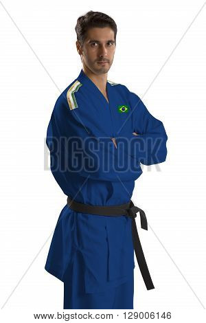 Judo Fighter From Brazilian Country.