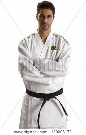 Judo Fighter From Brazilian Country.