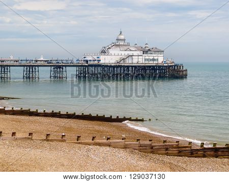 Eastbourne Pier seaside pleasure pier in Eastbourne East Sussex England