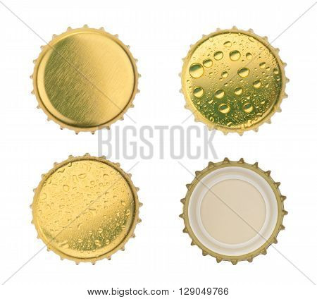Bottle cap isolated on white background. without shadow