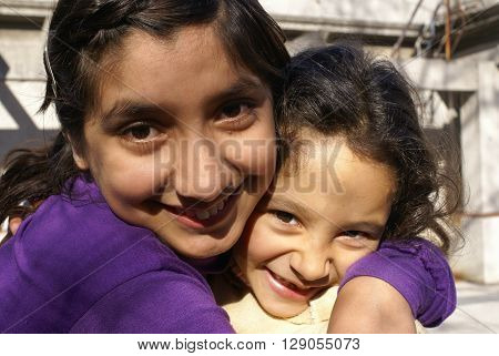Sisters Hug