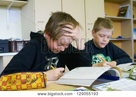 Boys At Primary School.