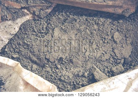 Cement Powder In Bag Texture