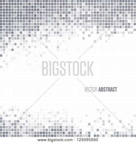 Abstract light black and white geometric background