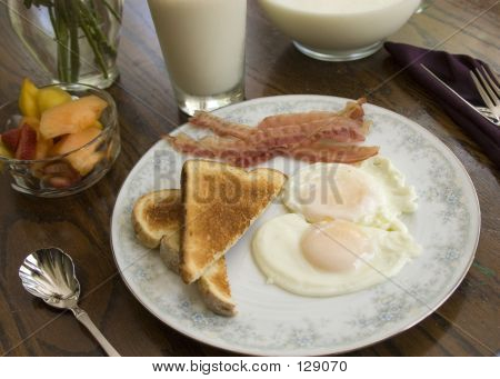 Frukost tallrik