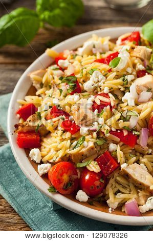 Homemade Chicken Orzo Salad