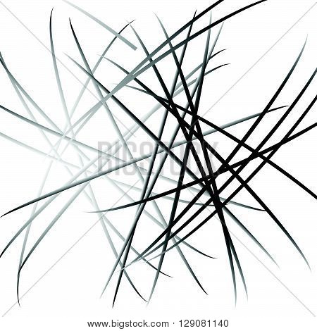 Abstract Chaotic Lines Pattern.