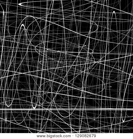 Abstract Pattern With Squiggly, Squiggle Lines. Abstract Texture.