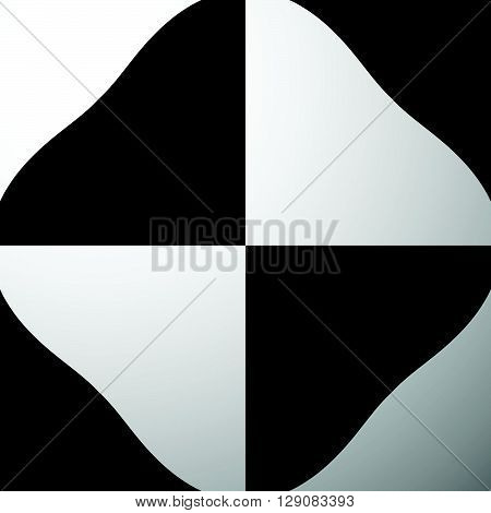Pepita Background, Monochrome Pattern Tile
