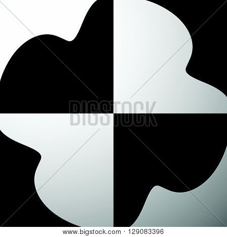 Pepita Background, Monochrome Pattern Tile