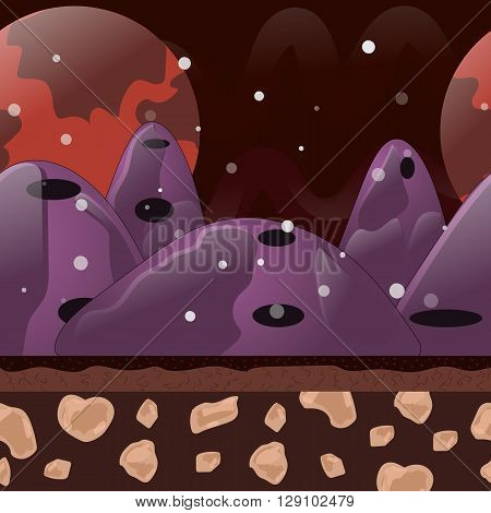 game background location Mount dark space another planet