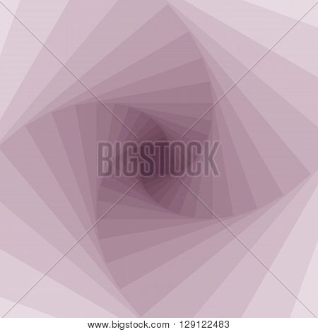 Abstract vector geometrical spiral visual effect background. Editable EPS10 vector background element