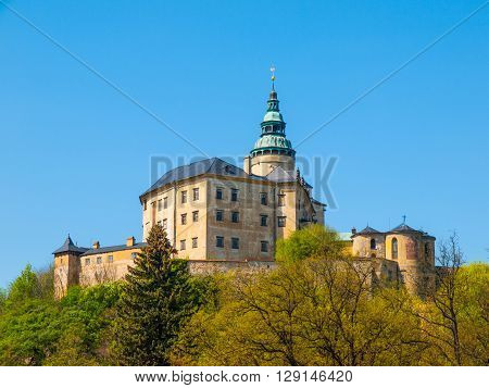 Frydlant v Cechach - Gothic castle and Renaissance chateau with high tower in northern Bohemia, Czech Republic