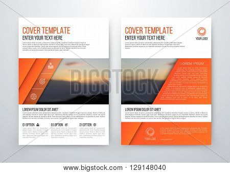 brochure design template vector flyer action abstract