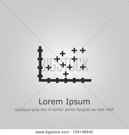 Plotter Chart Icon In Vector Format. Premium Quality Plotter Chart Symbol. Web Graphic Plotter Chart