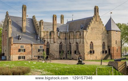 Historical castle Radboud in Medemblik The Netherlands