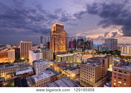 New Orleans, Luisiana, USA Central Business District skyline.