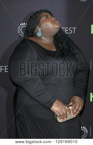 LOS ANGELES - MAR 18:  Gabourey Sidibe at the PaleyFest 2016 - Difficult People at the Dolby Theater on March 18, 2016 in Los Angeles, CA