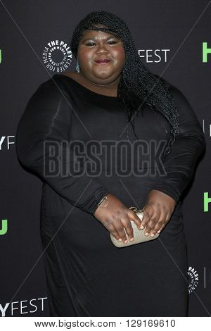 LOS ANGELES - MAR 18:  Gabourey Sidibe at the PaleyFest 2016 - Difficult People at the Dolby Theater on March 18, 2016 in Los Angeles, CA