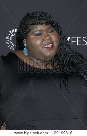 LOS ANGELES - MAR 18:  Gabourey Sidibe at the PaleyFest 2016 - Difficult People at the Dolby Theater on March 18, 2016 in Los Angeles, CA