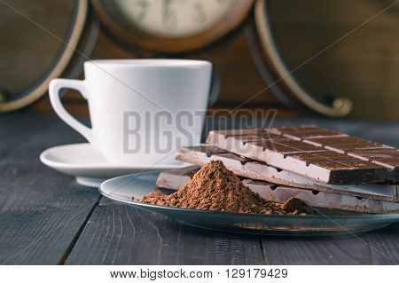 Manna Pie On Rustic Table