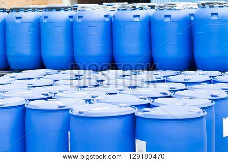 Blue Barrels