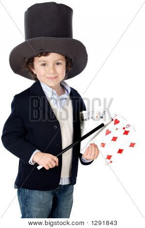 Yndig barn kjole illusionist med Hat