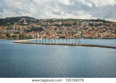Picturesque View Of City Of Argostoli On Lakeside