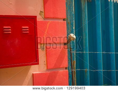 Bright Colored Houses In Argostoli