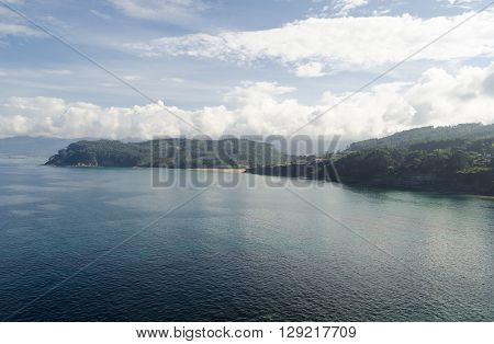Natural landscape, Northern Spain coastline in Asturias