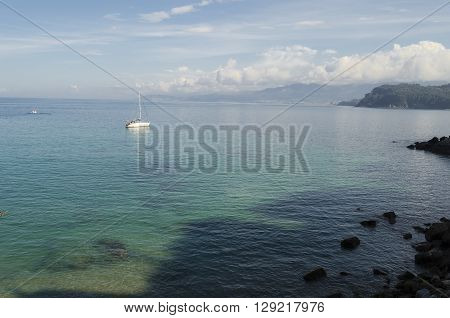 Natural landscape, Northern Spain coastline in Asturias