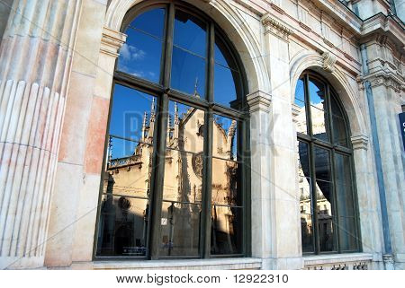 Reflexion der St. Bonaventure Kirche