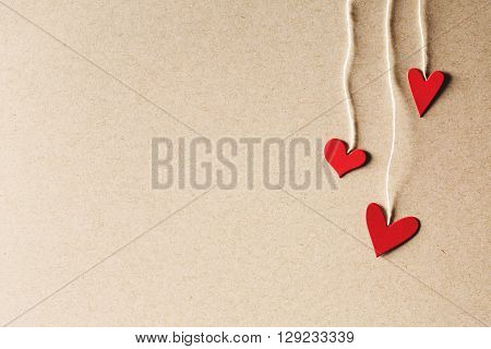 Handmade Small Paper Hearts
