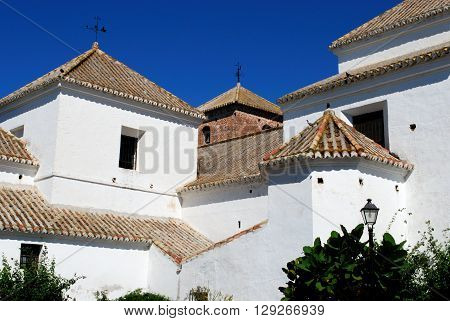 View of the Immaculate Conception church (Iglesia de la Inmaculada Concepcion) Mijas Malaga Province Andalucia Spain Western Europe.