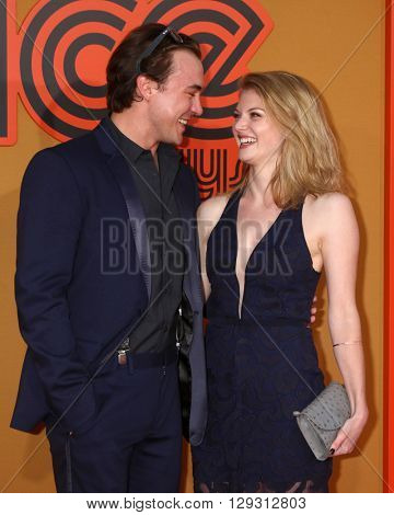 LOS ANGELES - MAY 10:  Ben O'Toole, Cariba Heine at the The Nice Guys Premiere at the TCL Chinese Theater IMAX on May 10, 2016 in Los Angeles, CA