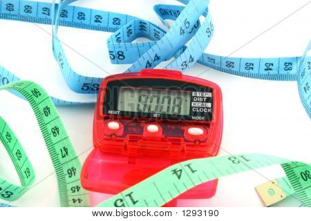 Pedometer mit Bandmaße