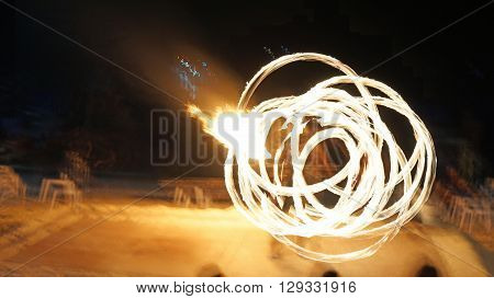 Fireshow On Phi Phi Island