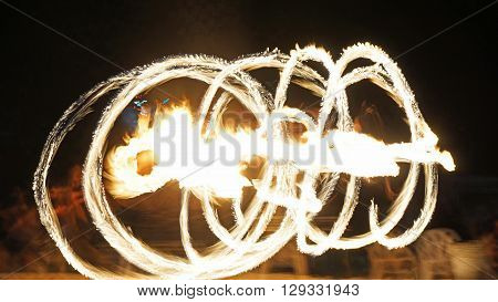 Fireshow On Phi Phi Island