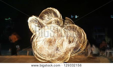 Fireshow On Phi Phi Island