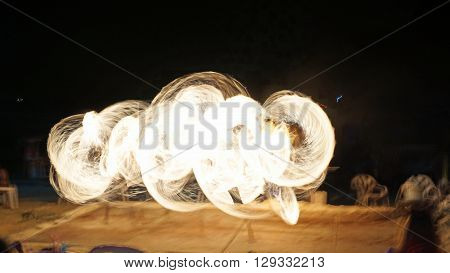 Fireshow On Phi Phi Island